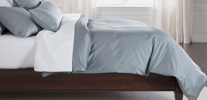 Salena Solid Duvet Cover, Mist Blue by Ethan Allen