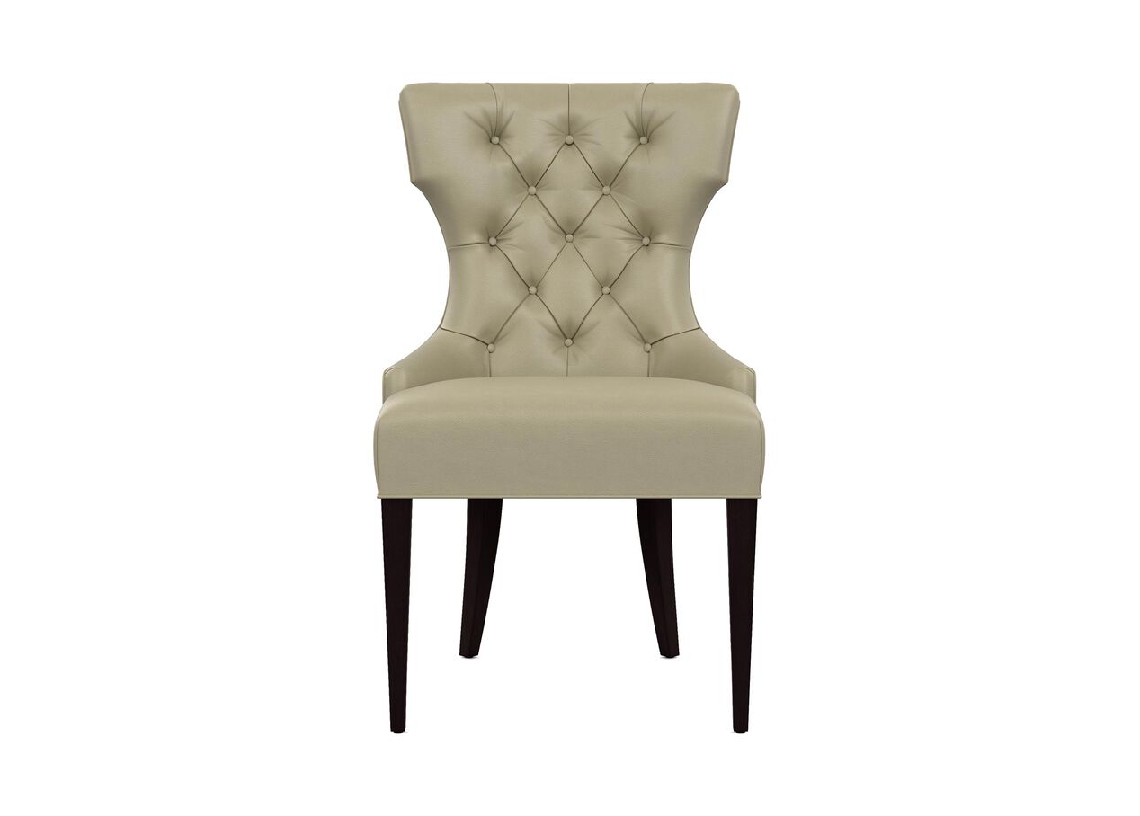 Claudia Leather Dining Chair Arm & Host Chairs Ethan Allen