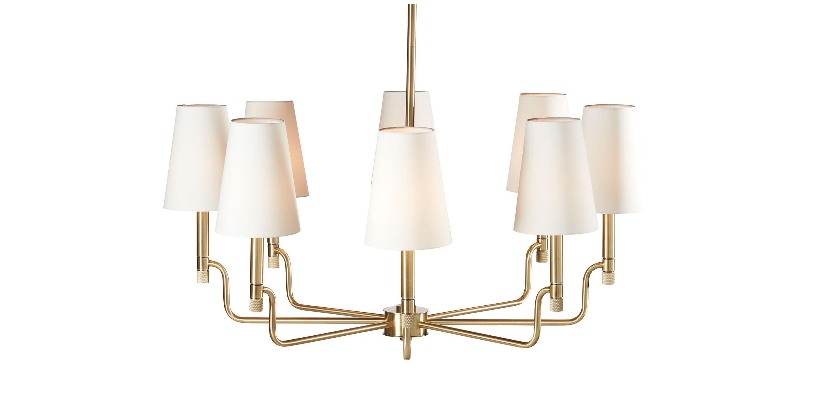 Turnbull Large Chandelier Polished Brass