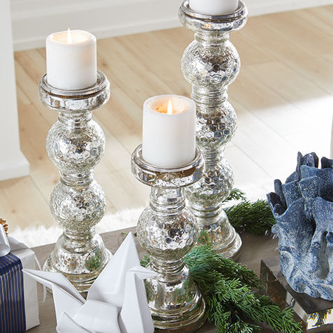 Josette Glass Candlestick Product Tile Hover Image 432410