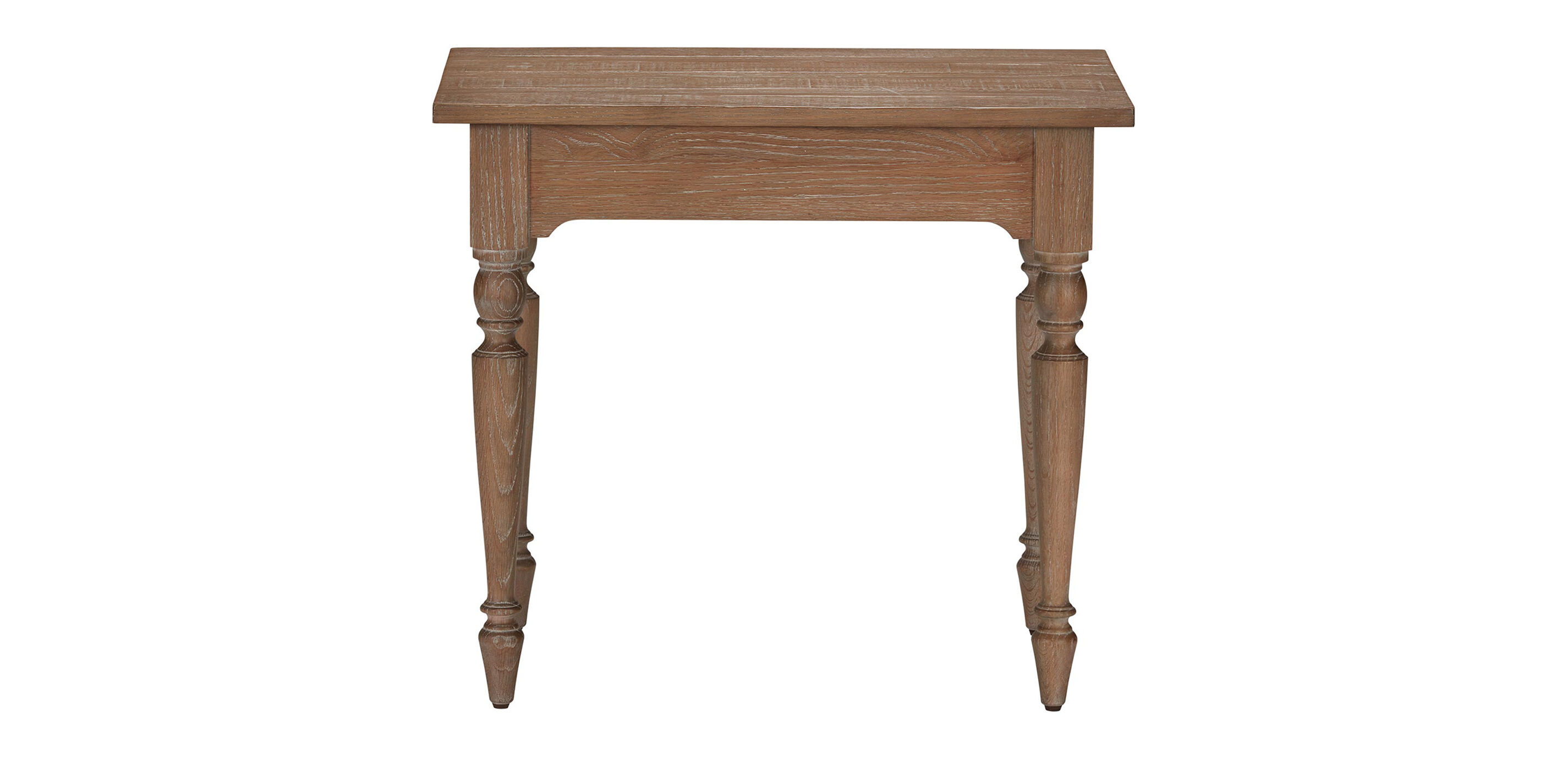 Colbert Farmhouse Side Table Turned Leg Side Table Ethan Allen