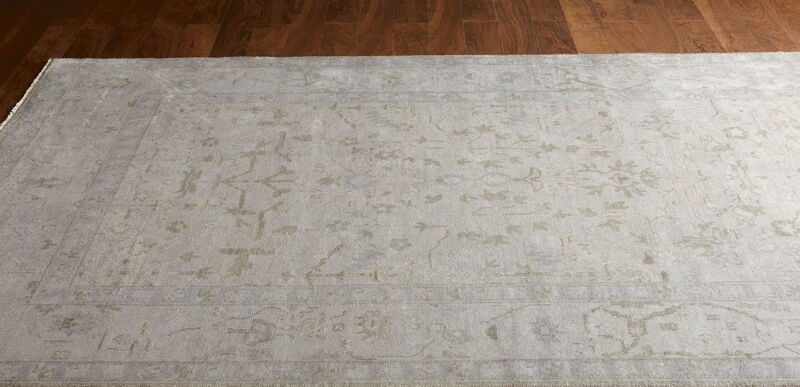 Ghordies Rug, Gray/Gray | Traditional Patterned Rugs | Ethan Allen