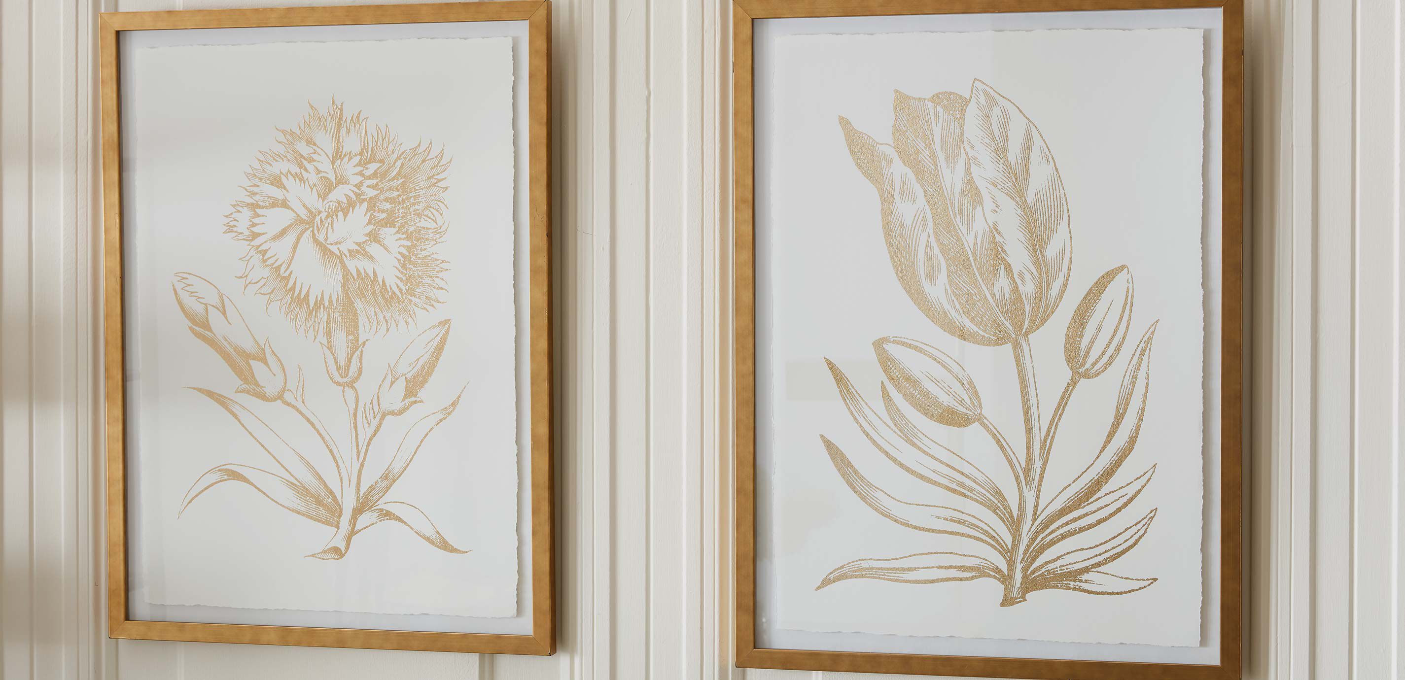 Gold Foil Floral II_2