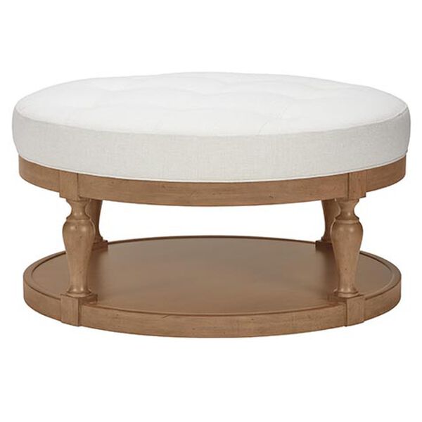 Donnelly 38" Round Cocktail Ottoman