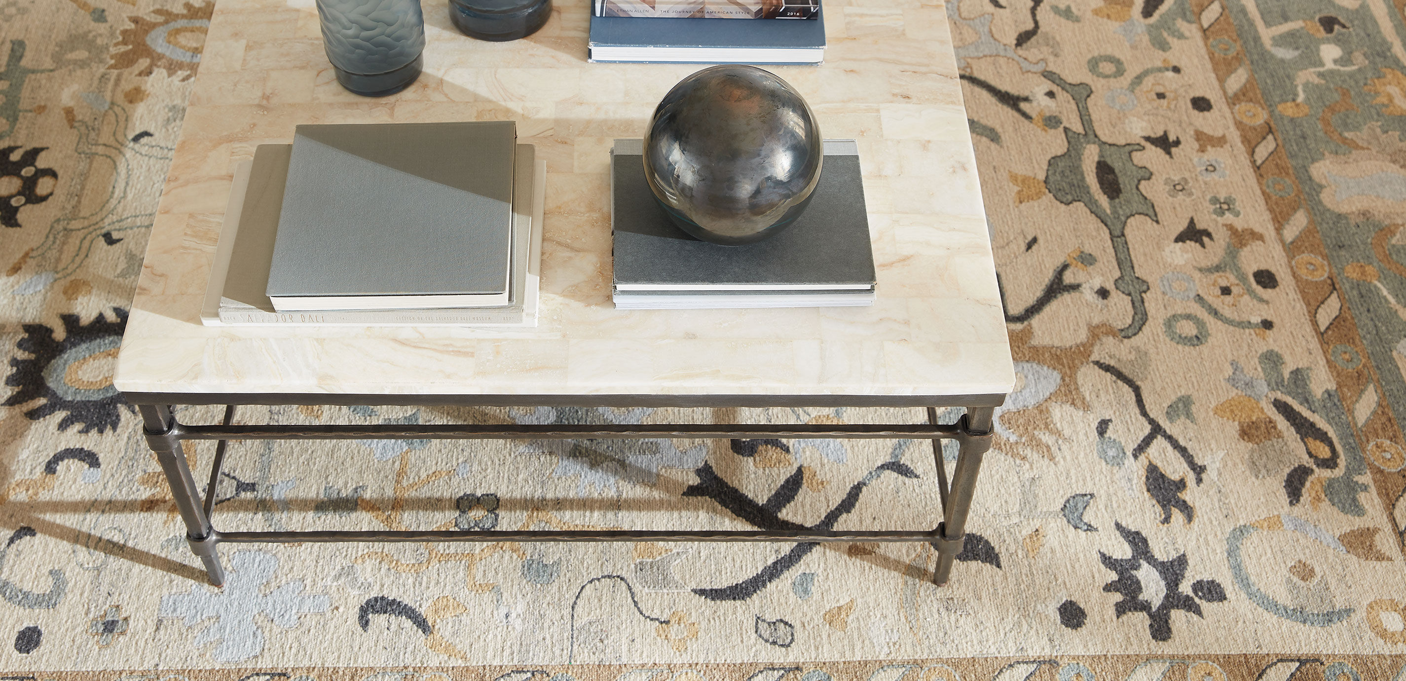 Ethan allen store vida coffee table