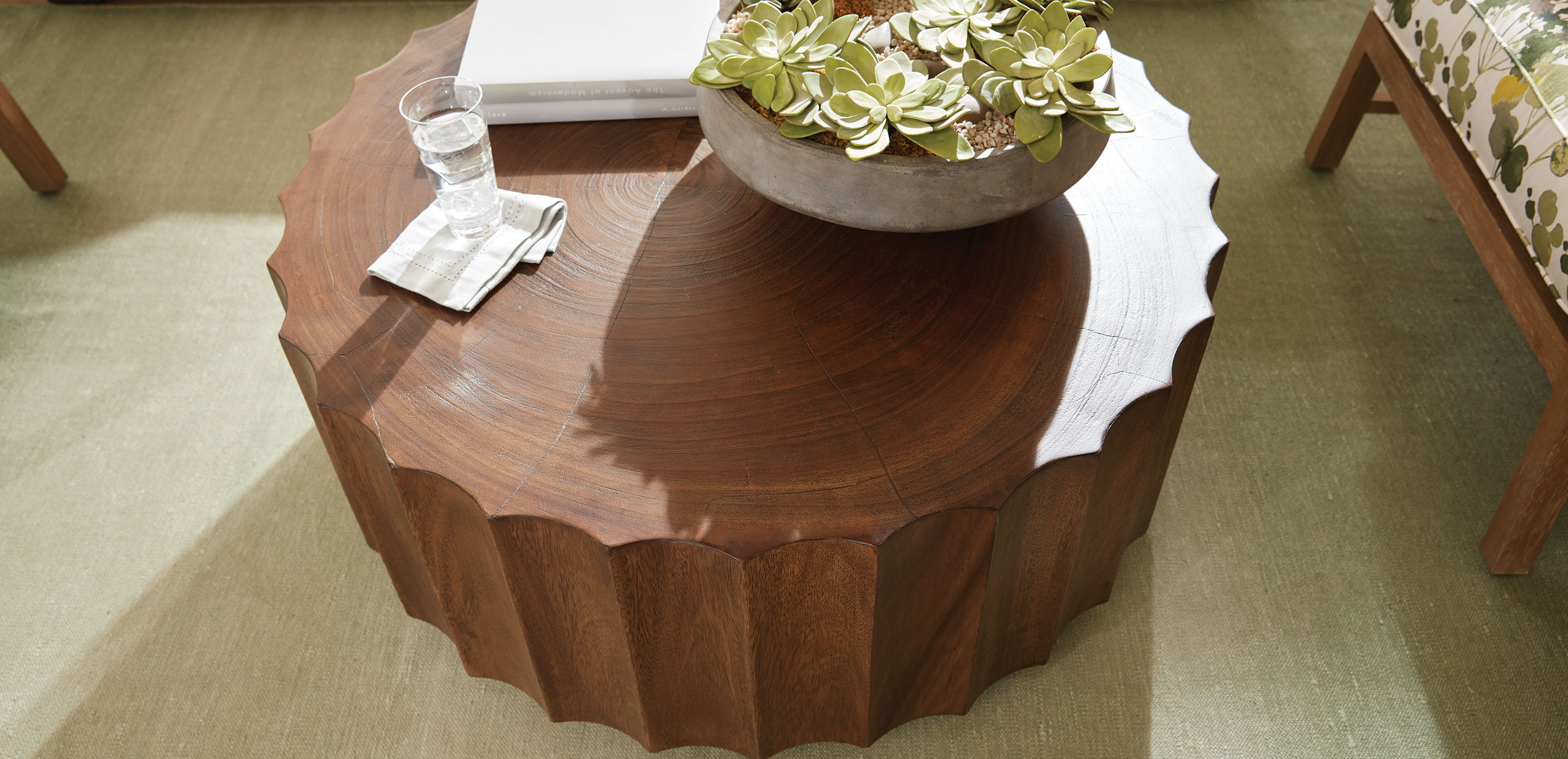 Girard Reclaimed Wood Coffee Table Wooden Top Ethan Allen