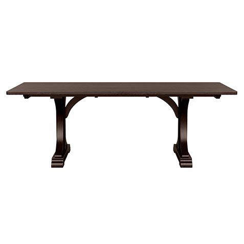 Corin Rough-Sawn Trestle Dining Table image