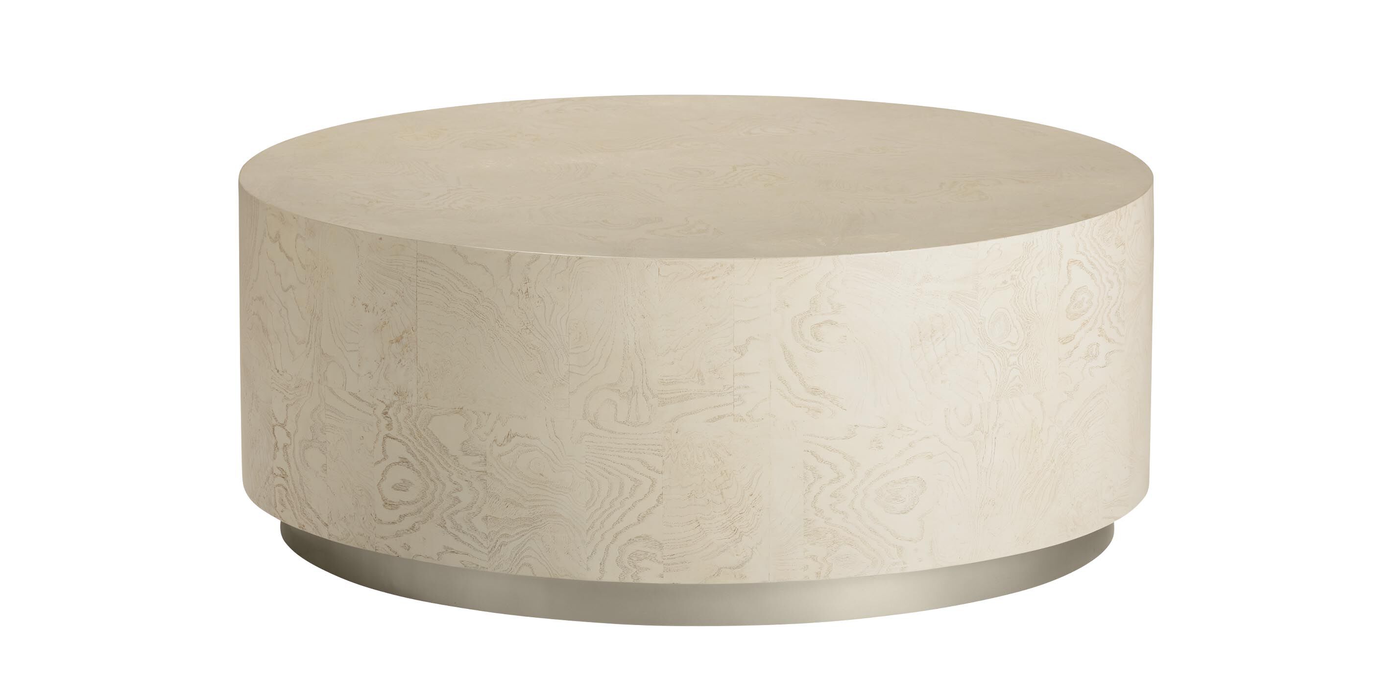 Braemore Round Plinth-Base Coffee Table