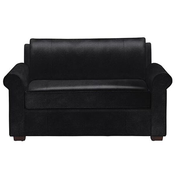 Spencer Roll-Arm Leather Chair-and-a-Half