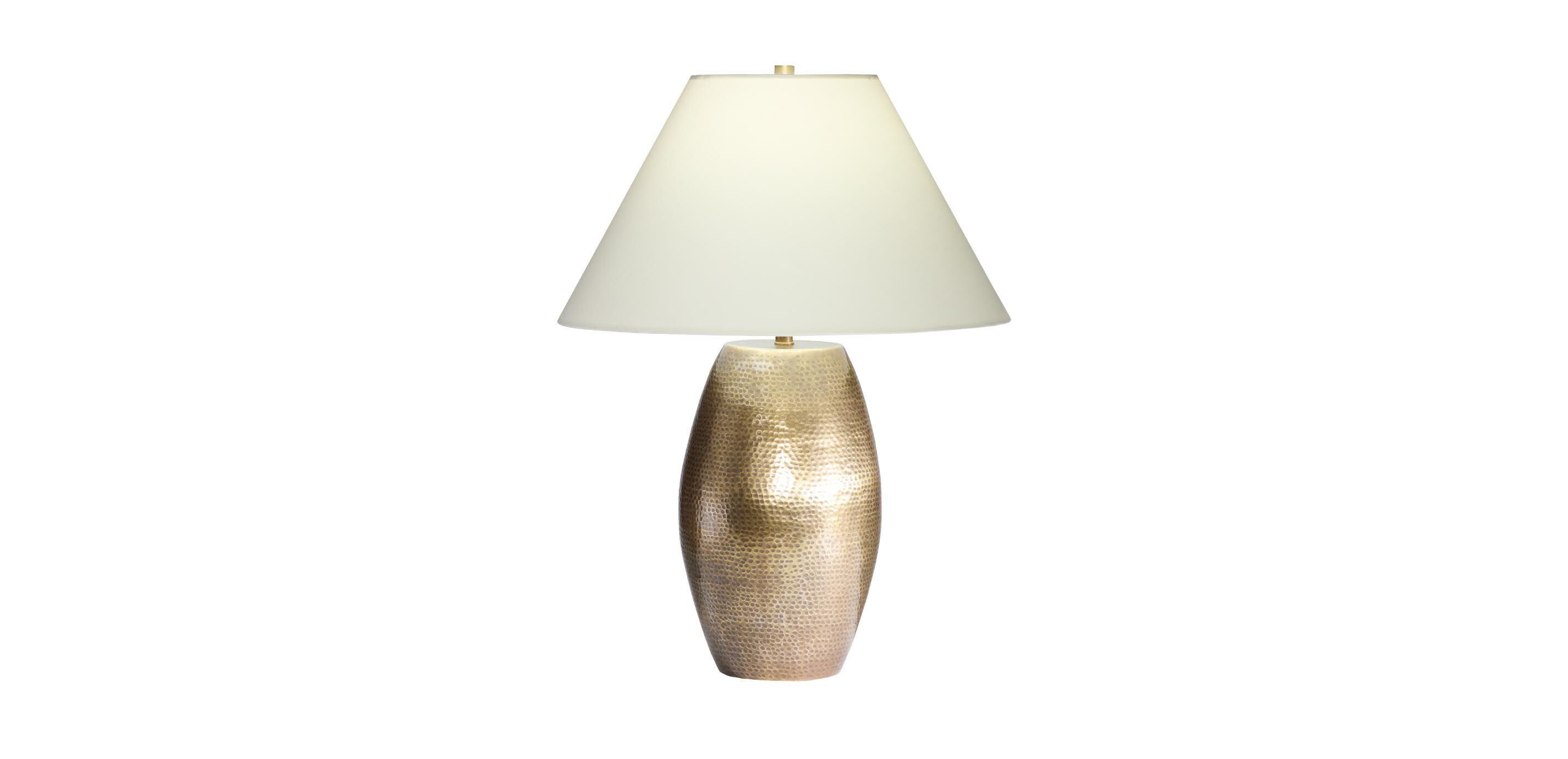 Avery Hammered Metal Table Lamp 