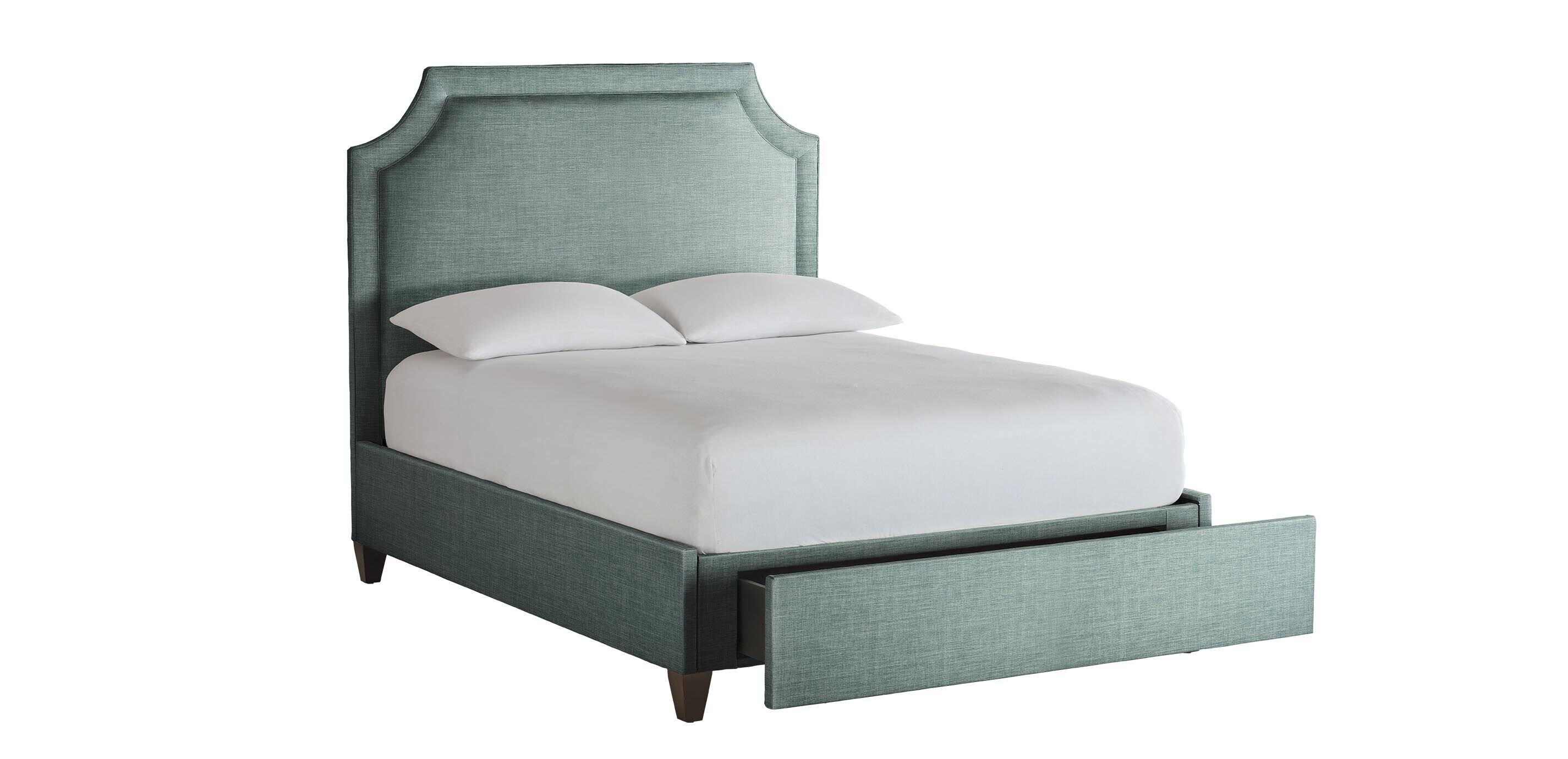 Lianna Custom Upholstered Storage Bed