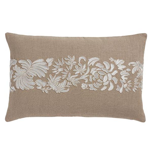 Natural Linen Lumbar Pillow