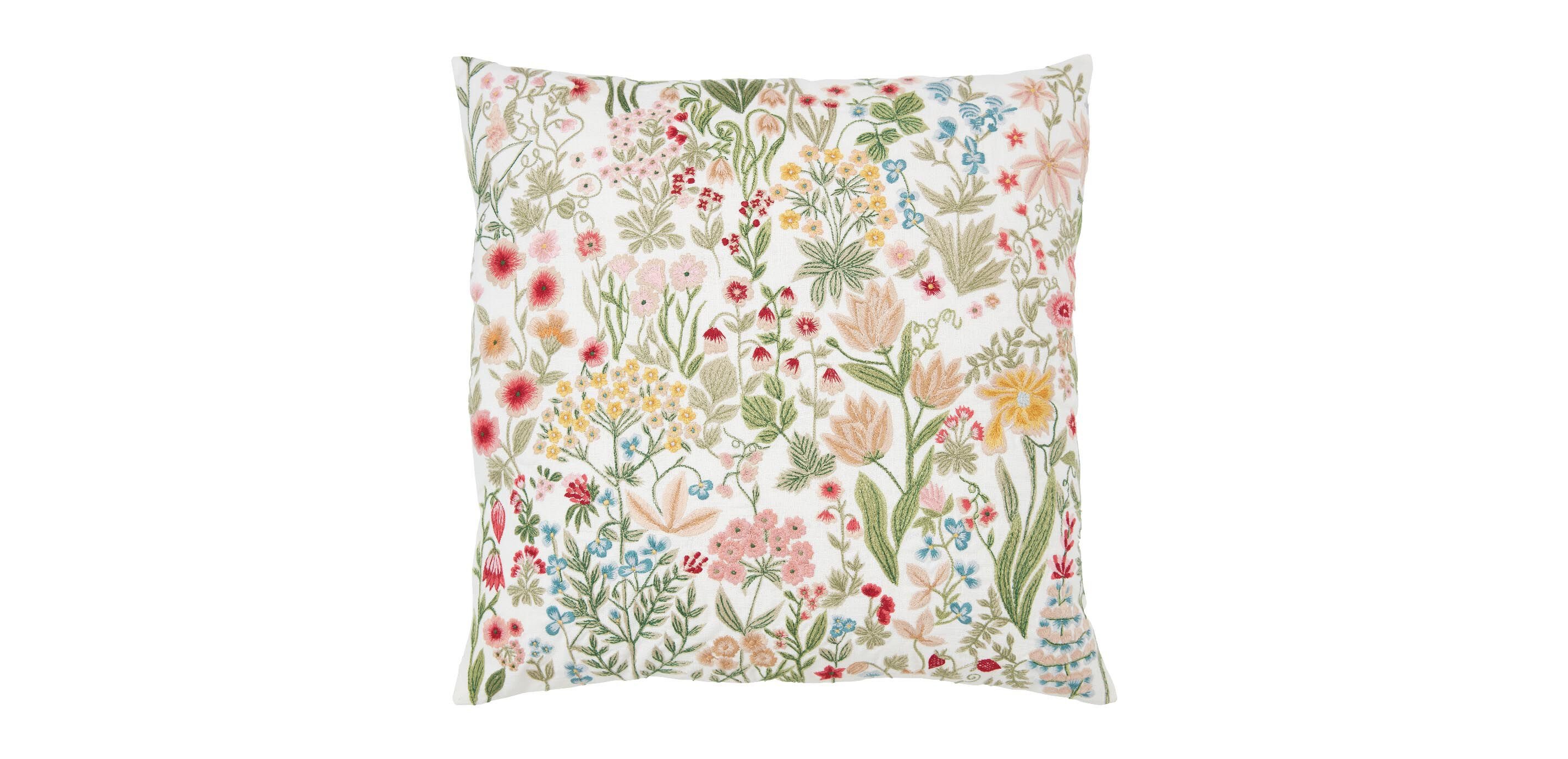 Spring Floral Garden Pillow
