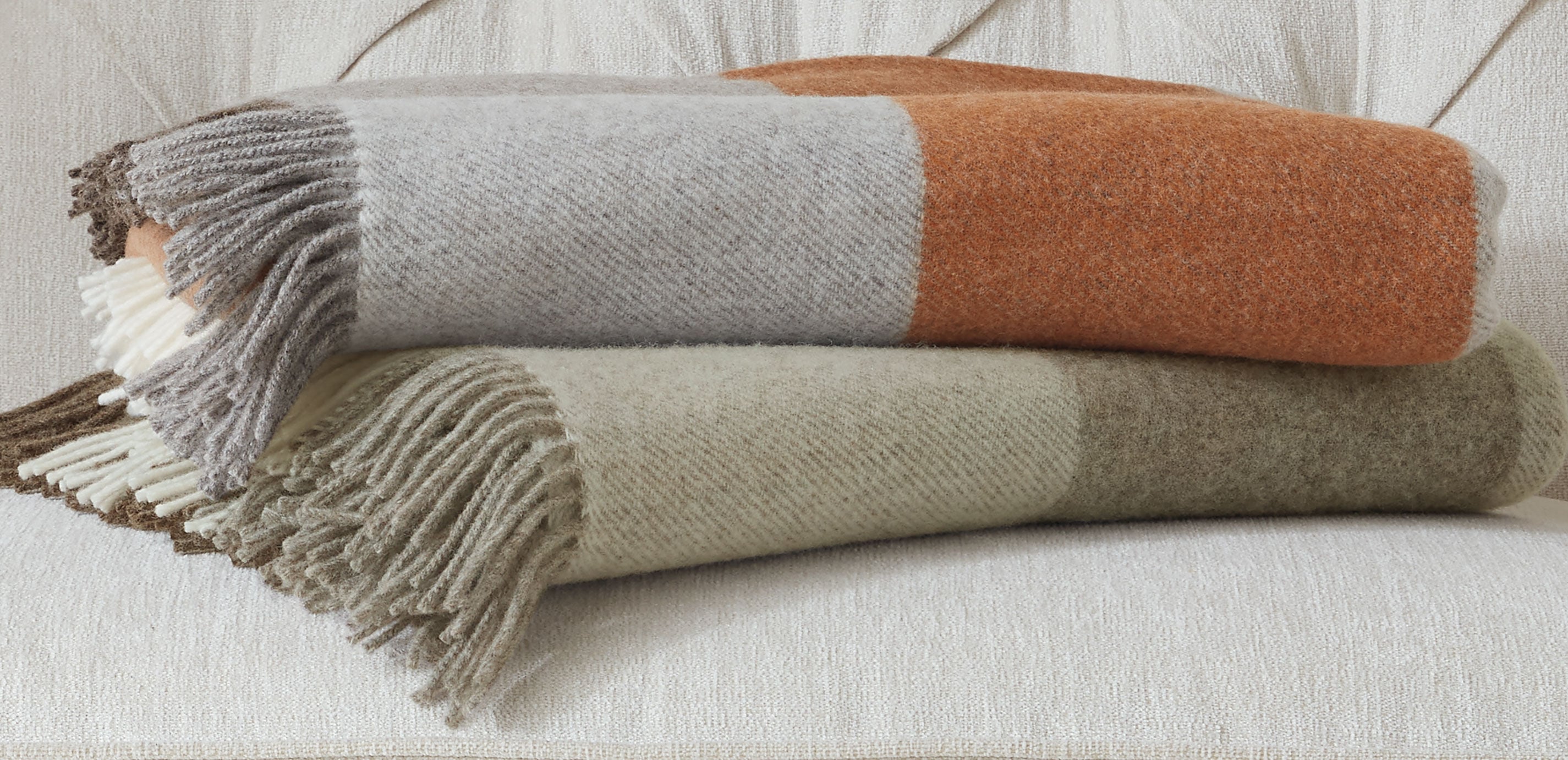 Merino Check Throw_3