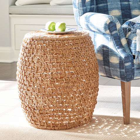 Heather Woven Stool Product Tile Hover Image 420510