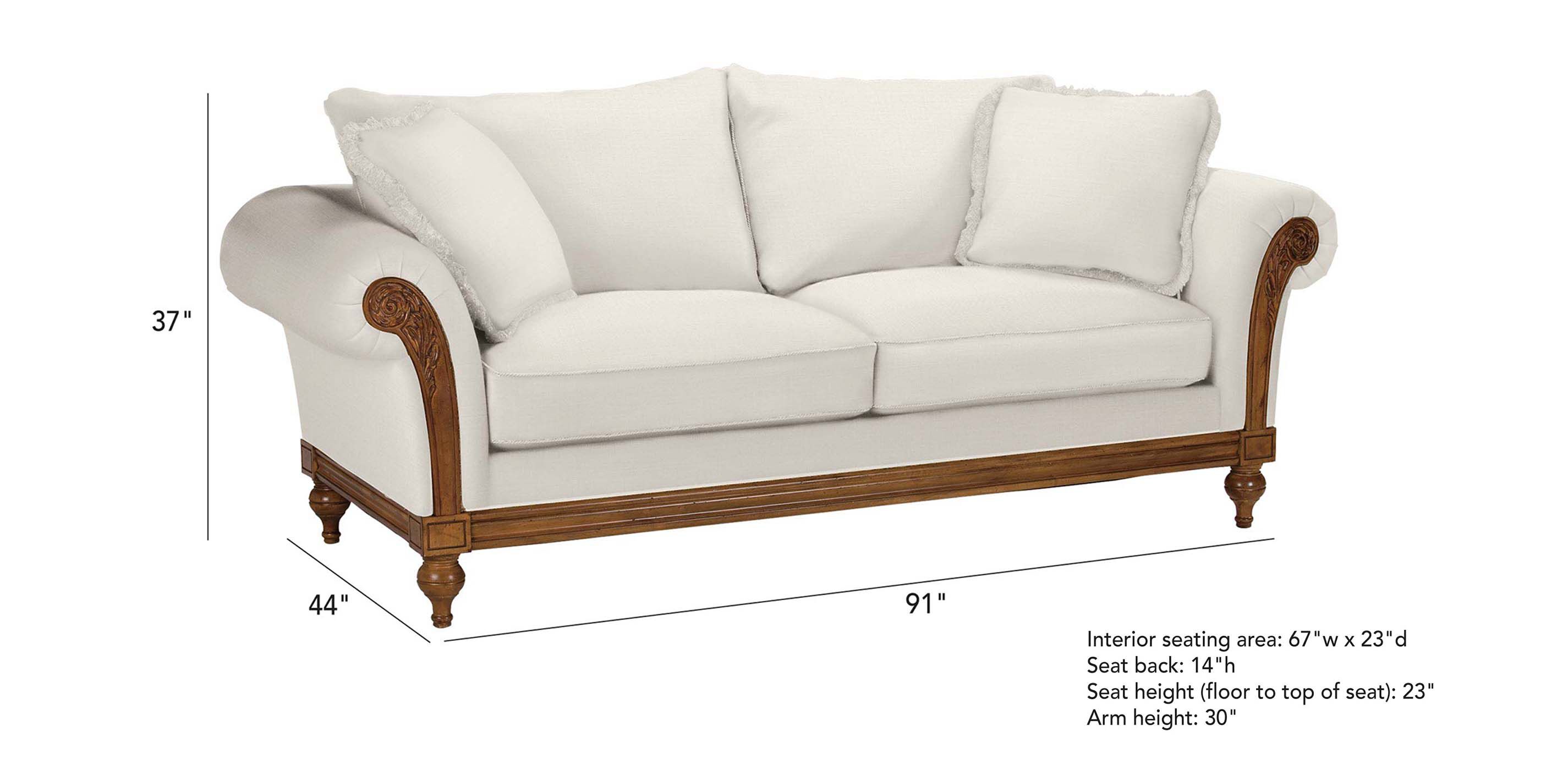 Pratt Sofa Sofas & Loveseats Ethan Allen