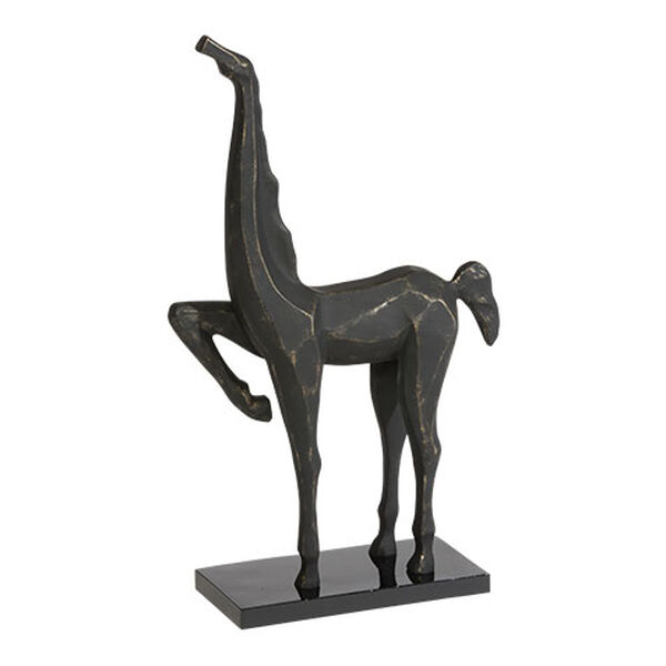 Cubist Black Horse