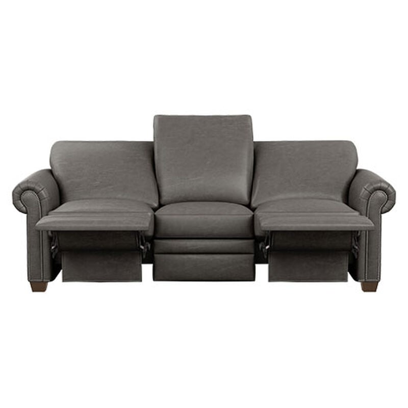 Conor Leather Incliner The, Ethan Allen Leather Sofa And Loveseat