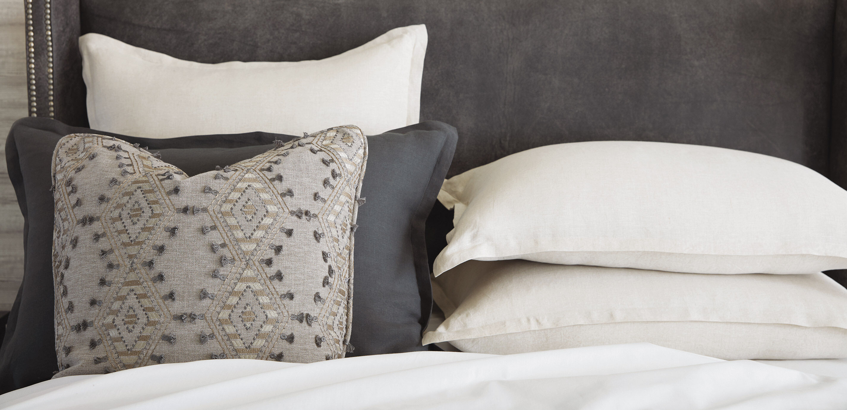 Colton Leather Headboard Ethan Allen