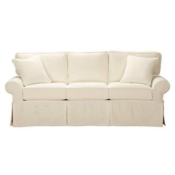 Bennett Roll-Arm Slipcovered Sofa