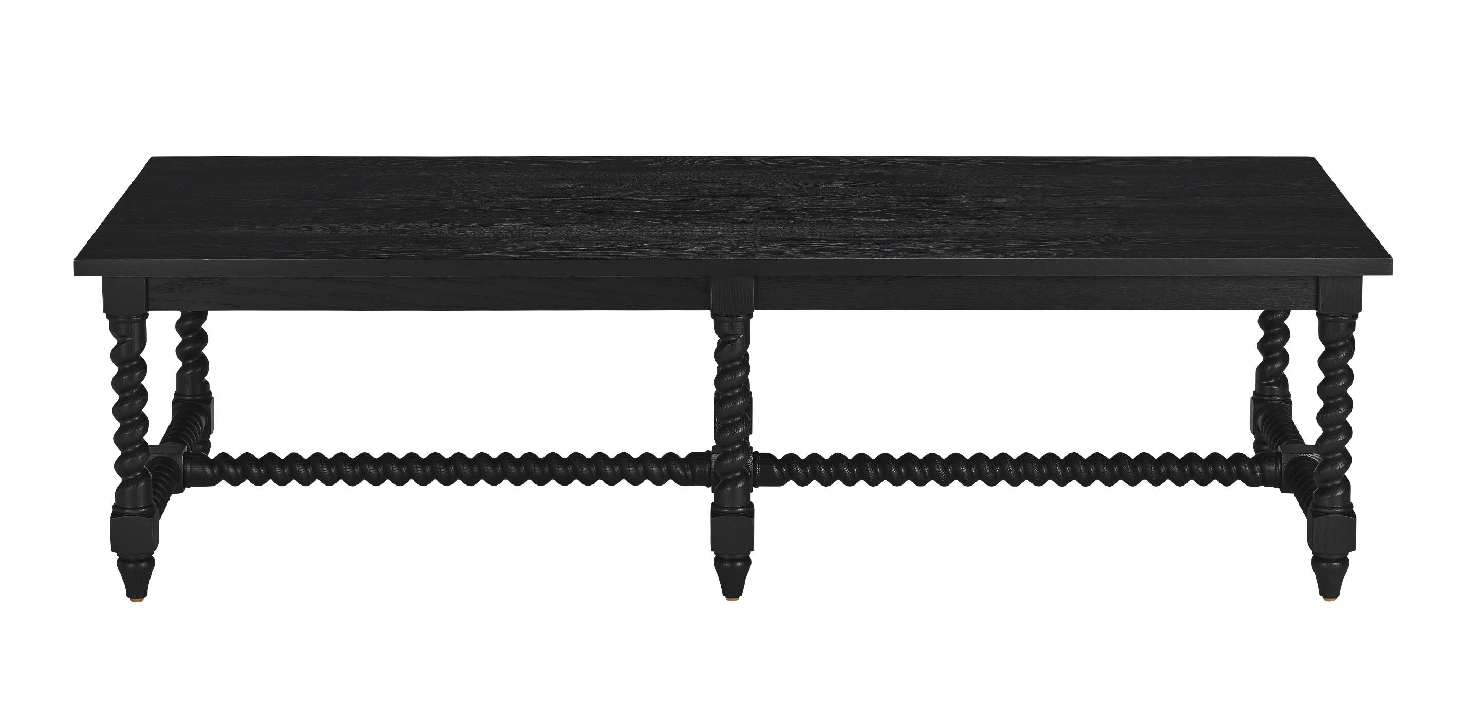 Madalynn Rectangular Barley Twist Coffee Table | Ethan Allen