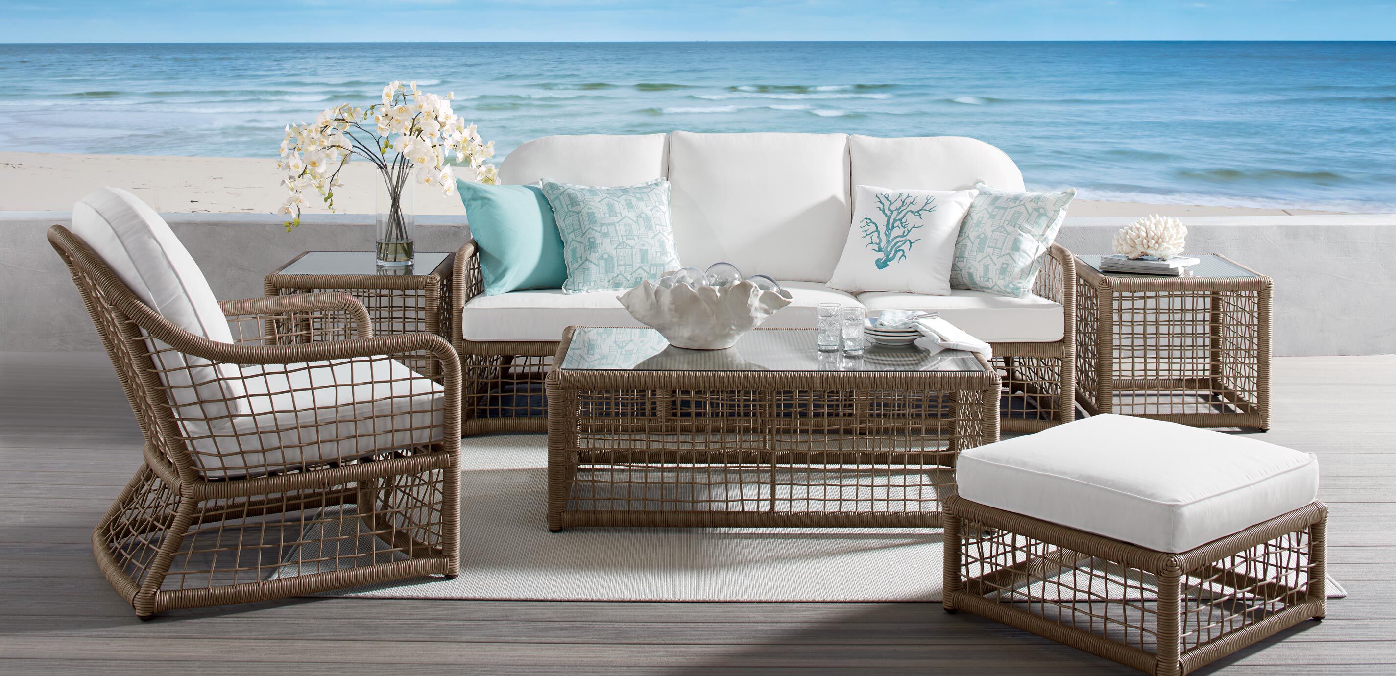 Aqua Coral Outdoor Pillow_3