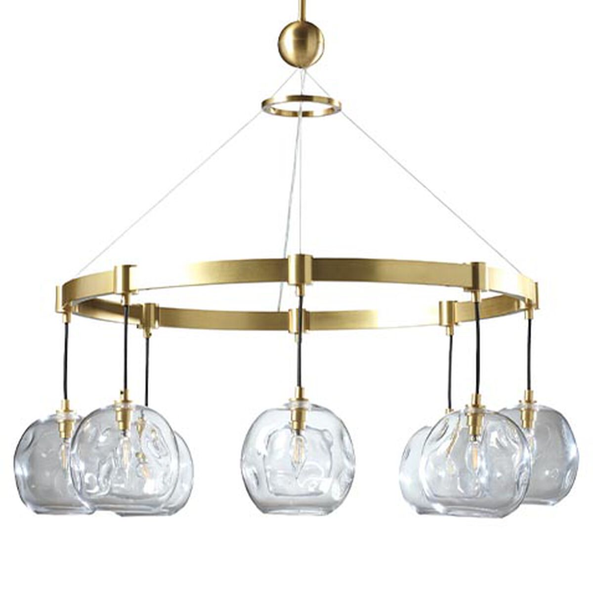 Levy Glass Globe Chandelier