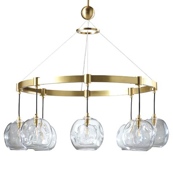 Levy Glass Globe Chandelier