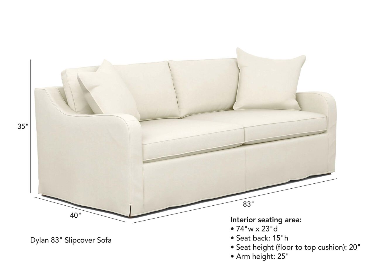 Dylan Slipcovered Sofa Sofas & Loveseats Ethan Allen