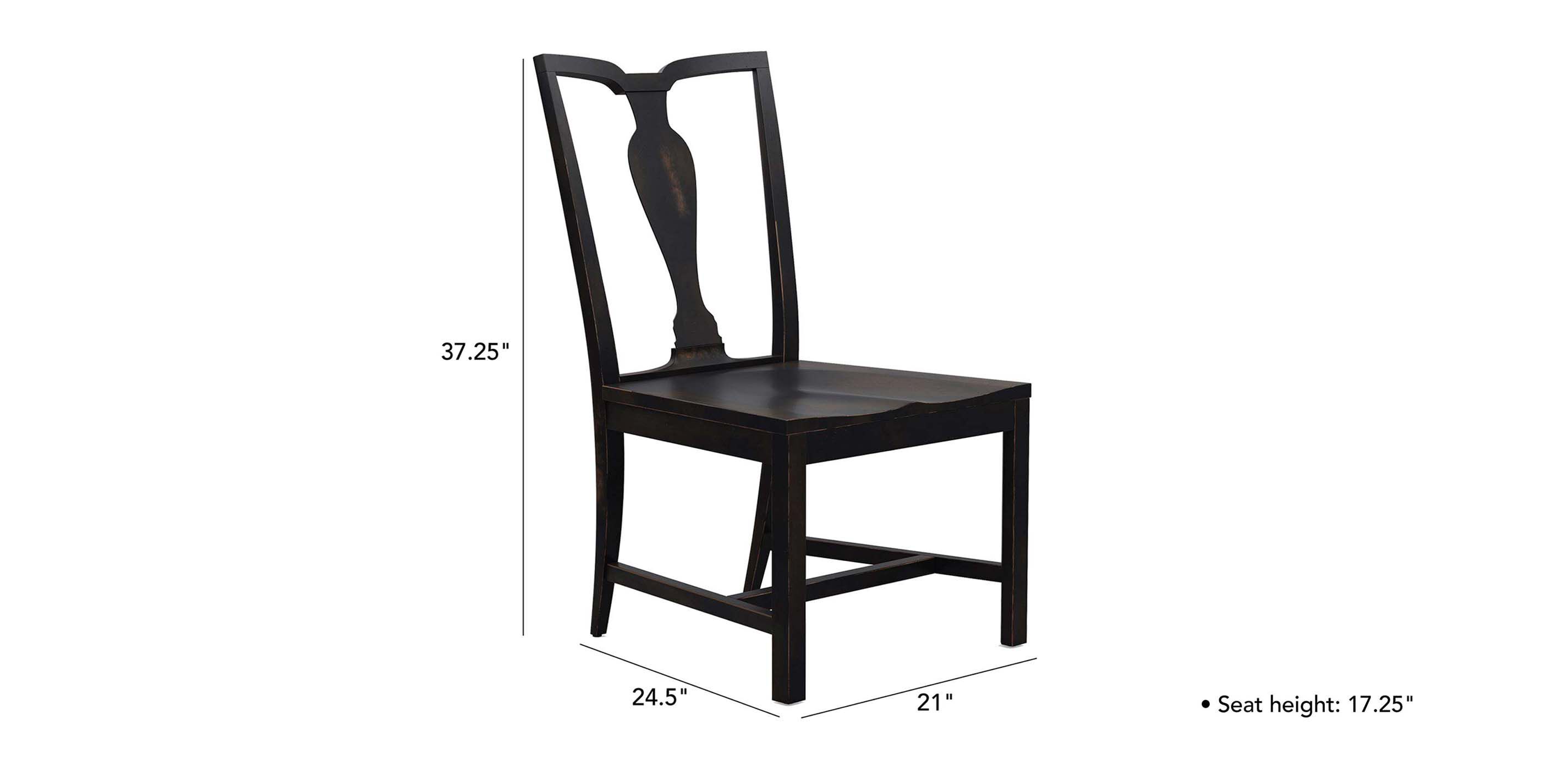 Maddox Dining Side Chair, Wood Seat_4