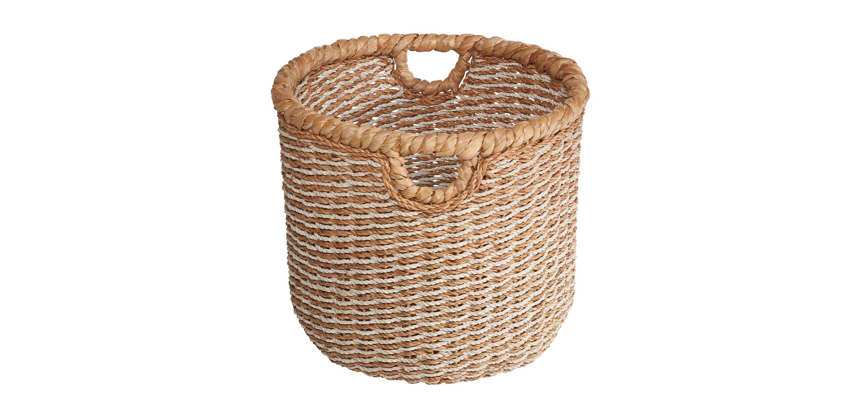 Two-Tone Rope and Seagrass Basket_1