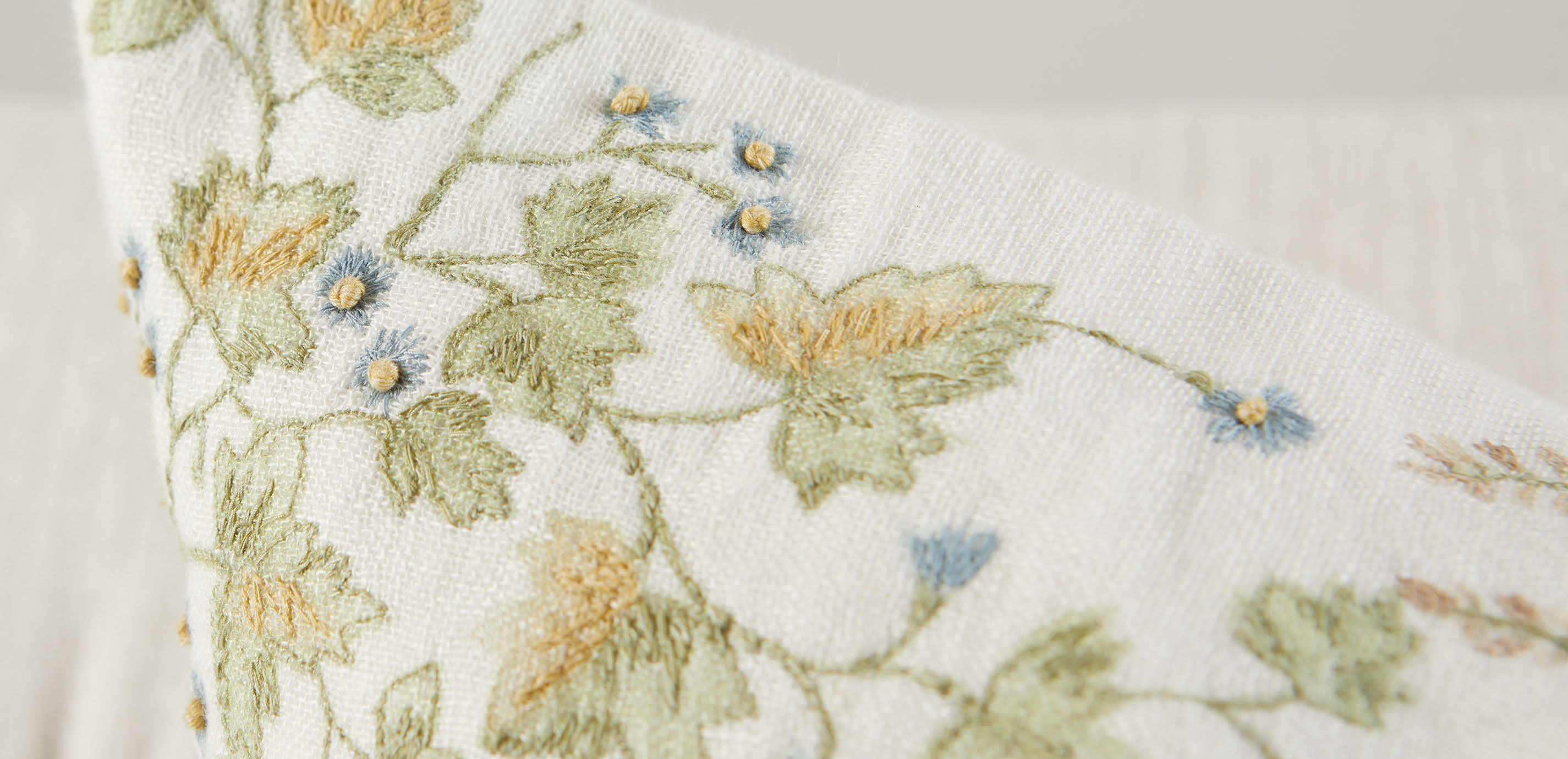 Sketchbook Floral Embroidered Pillow_3