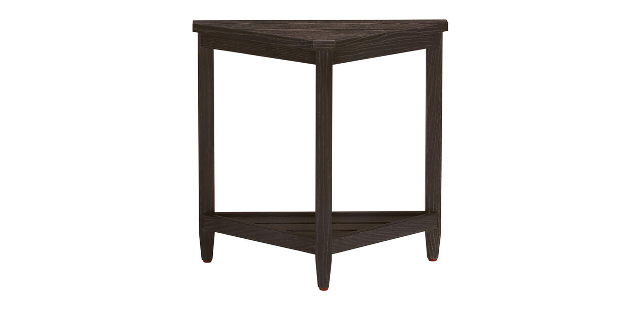 Lyons Triangle Accent Table Wood Triangle Table Ethan Allen