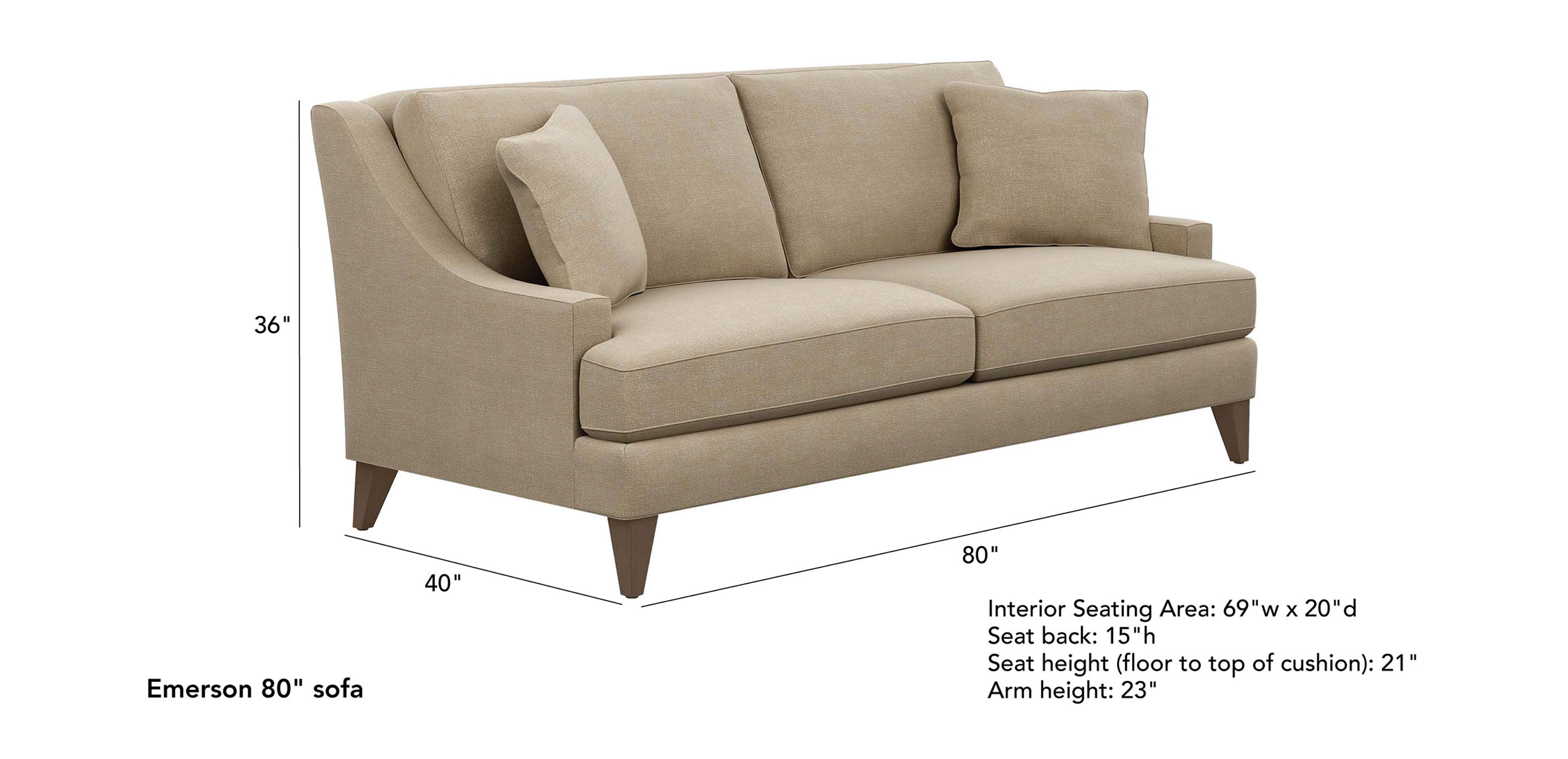 Emerson Sofa, Quick Ship Sofas & Loveseats Ethan Allen