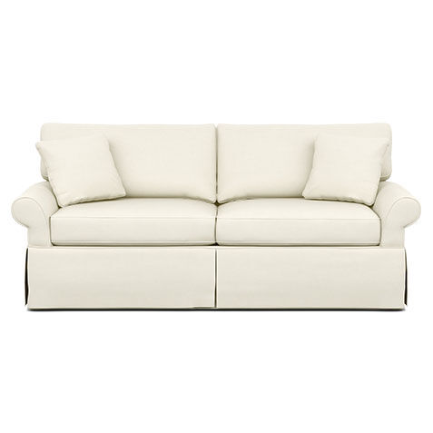 Ethan allen shop slipcovered sofa