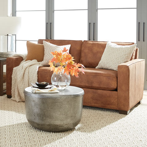 Ethan allen reclining store sofa