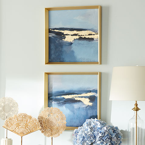 Gold and Blue Sea II Product Tile Hover Image 073244B