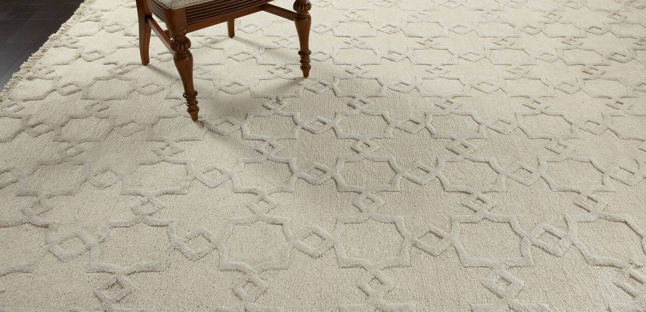 Lattice Soumak Rug, Natural Geometric & Striped Rugs Ethan Allen