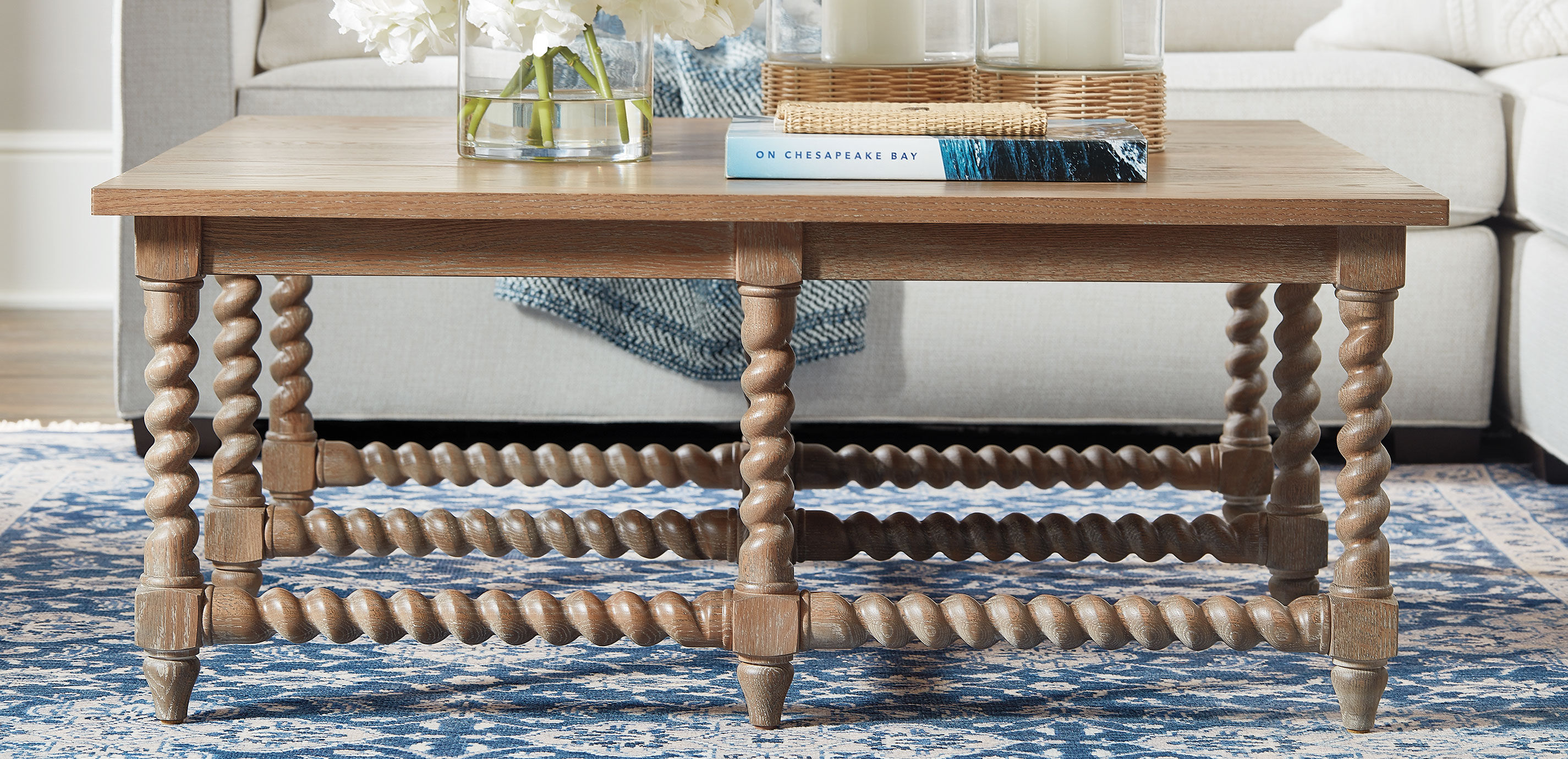 Barley twist hot sale coffee table