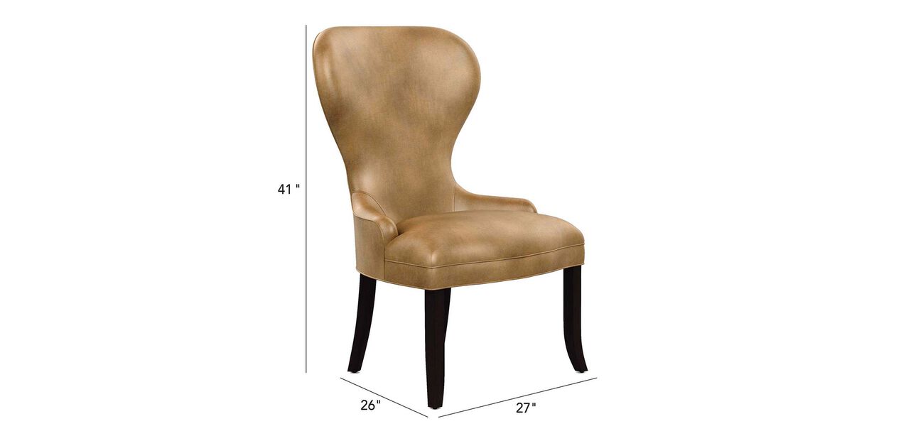 Gillian Leather Host Chair Arm & Host Chairs Ethan Allen