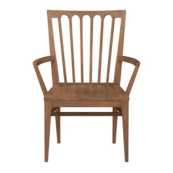 Benham Dining Armchair, Wood Seat