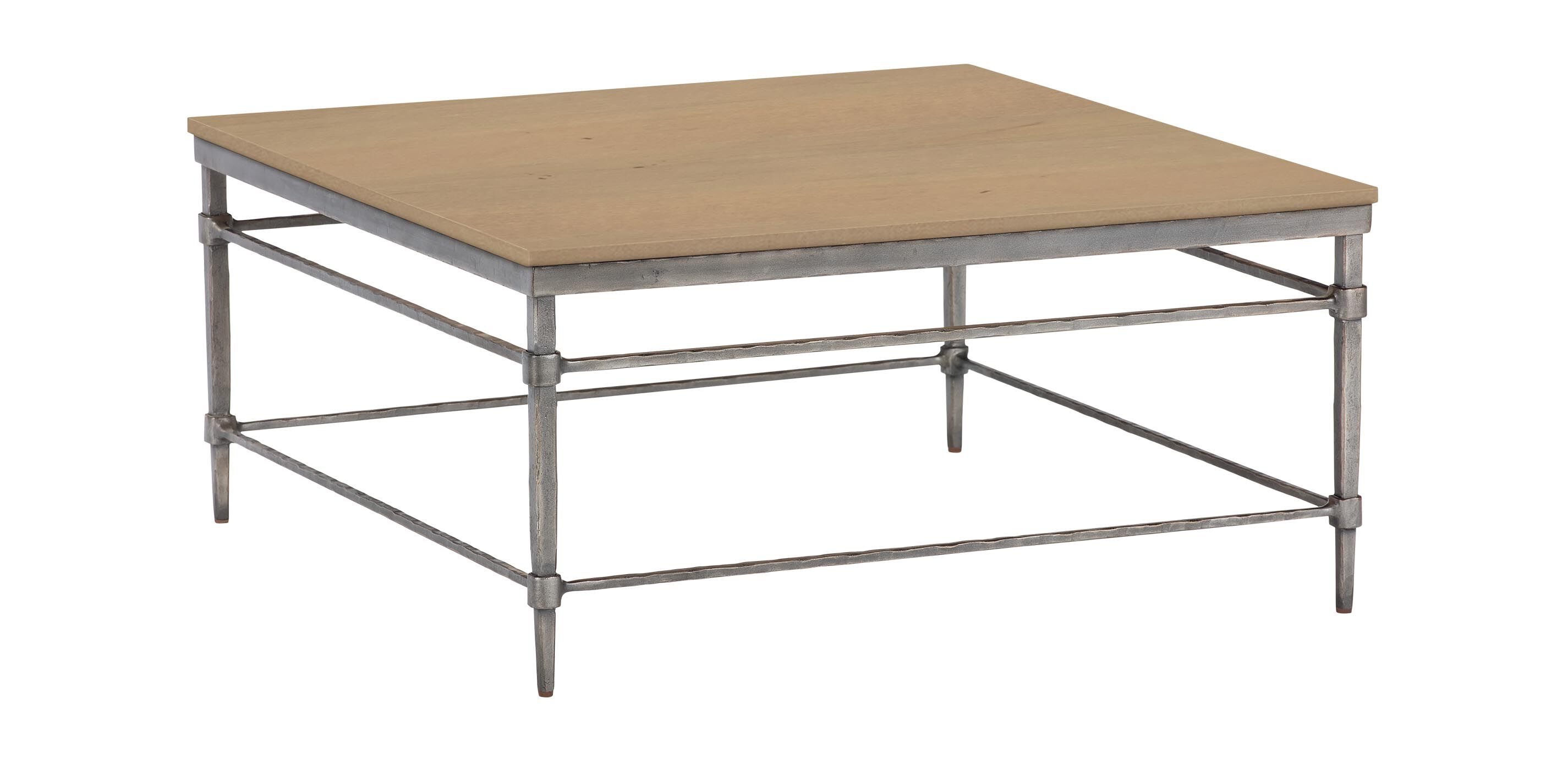 Vida Square Wood-Top Coffee Table_1