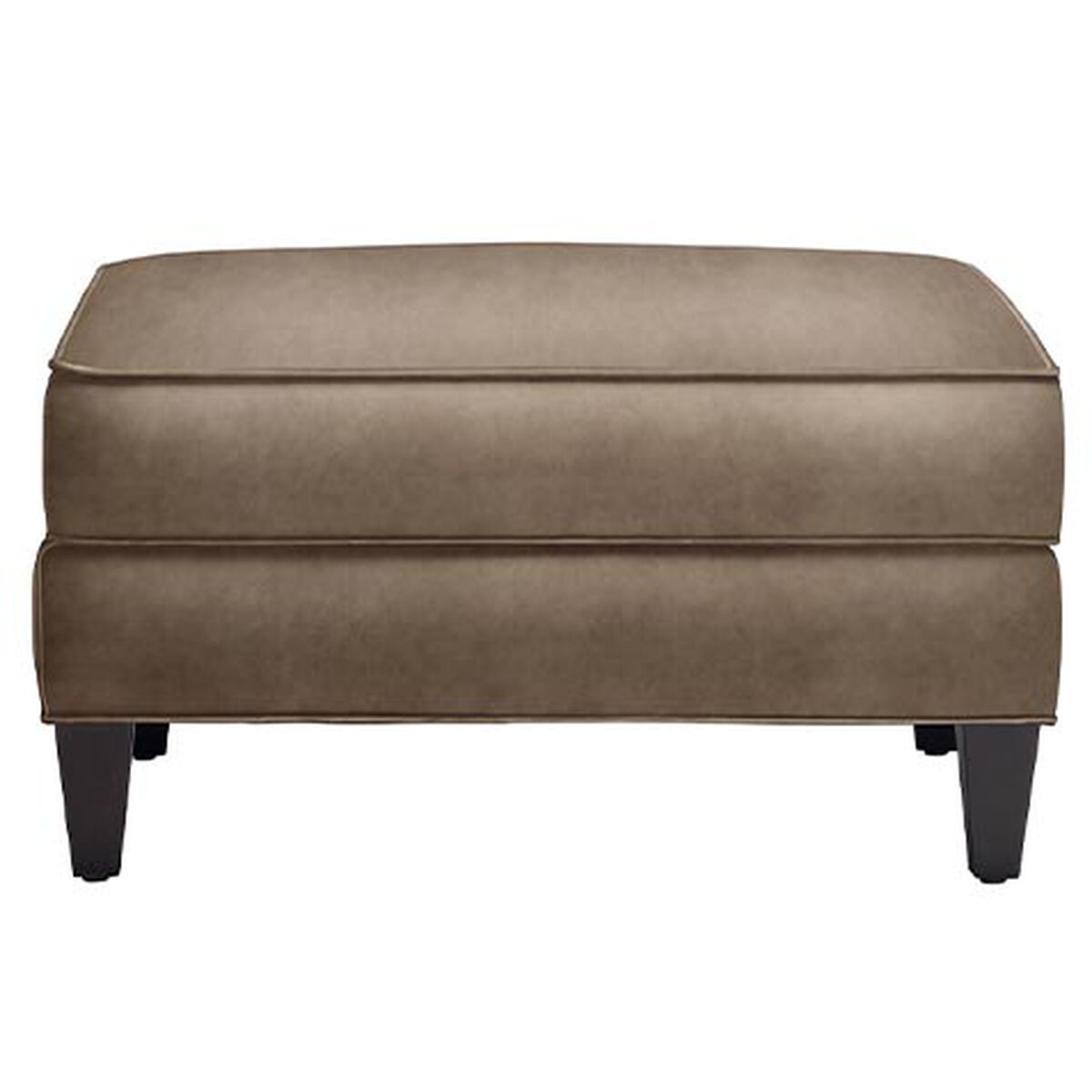 Bridgers Leather Ottoman