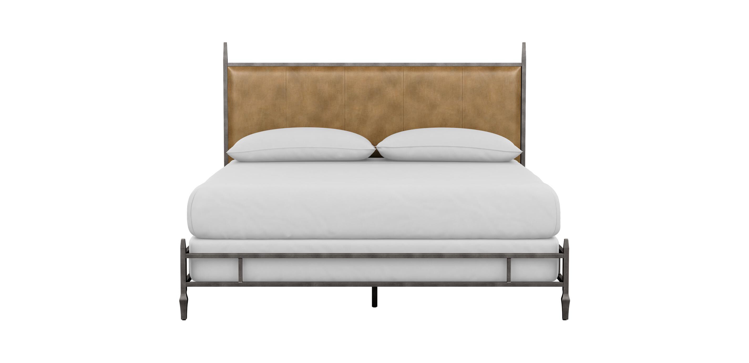 Lincoln Leather Upholstered Bed