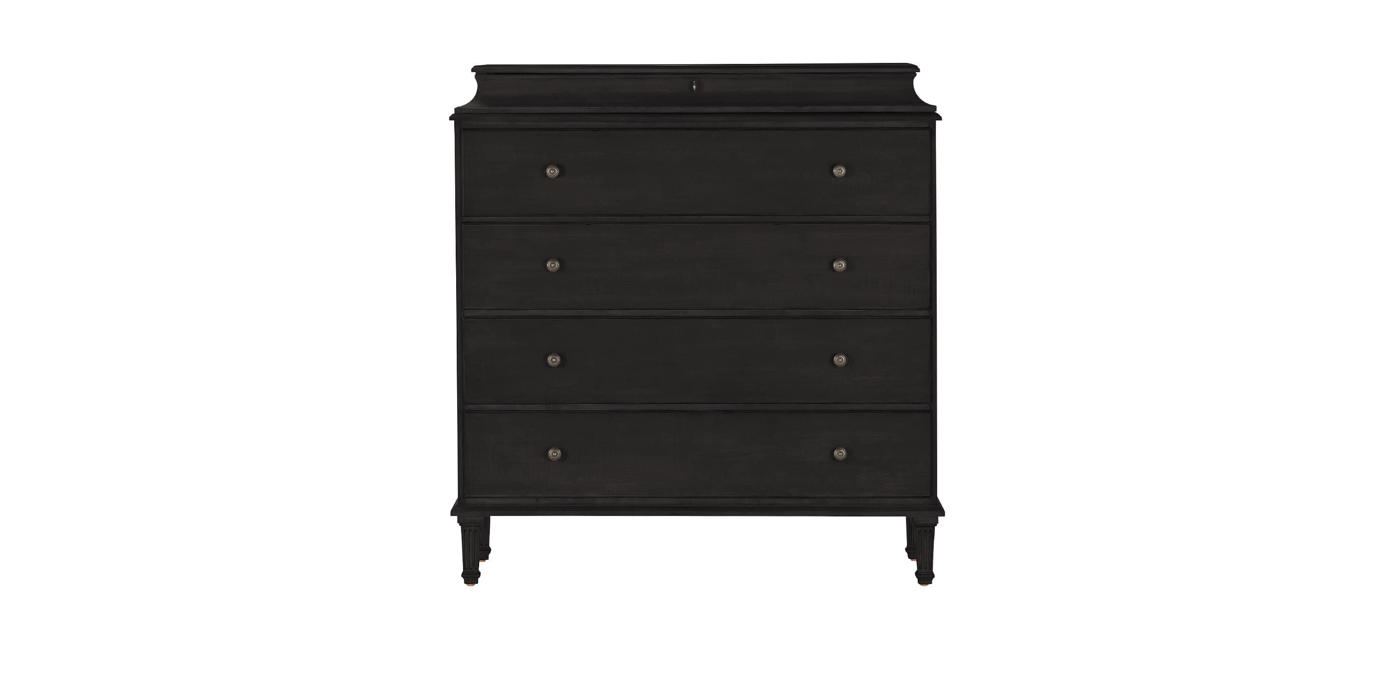 Leora Custom Tall Chest with 4 Drawers | Ethan Allen