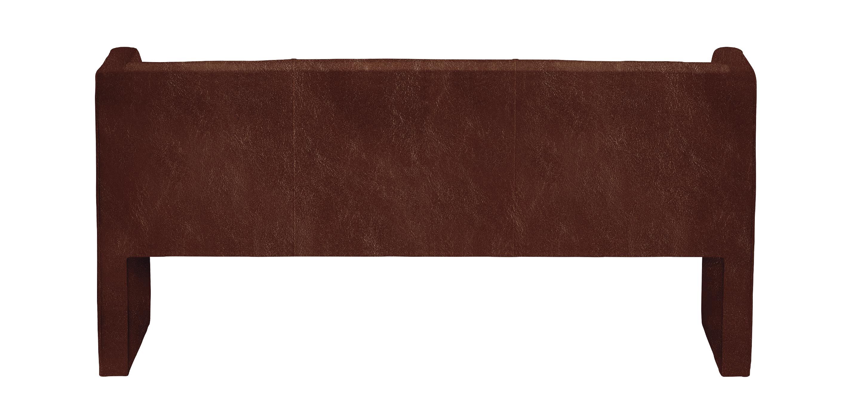 Samira Fully Upholstered Leather Bench_2