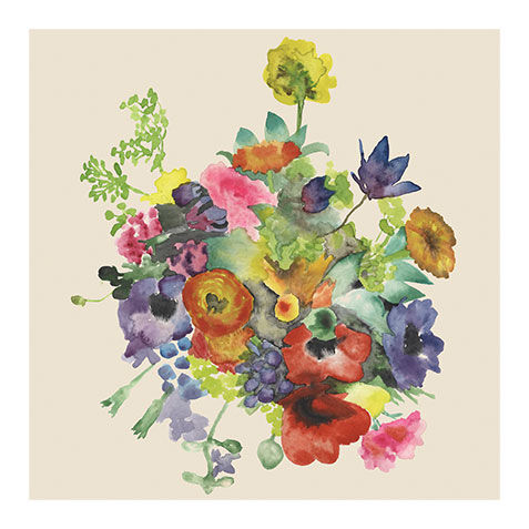 Watercolor Floral Spray I image