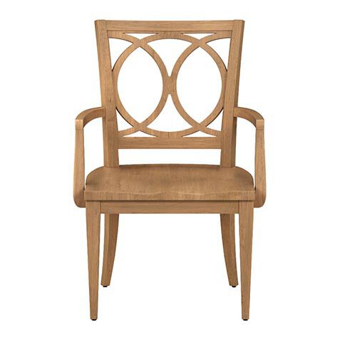 Cyra Dining Armchair, Wood Seat image