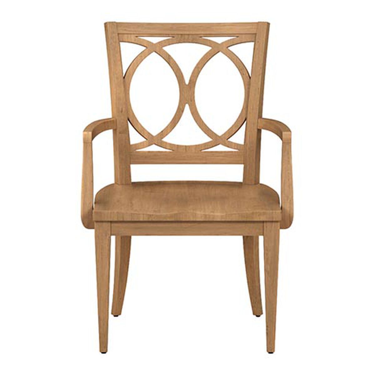 Cyra Dining Armchair, Wood Seat