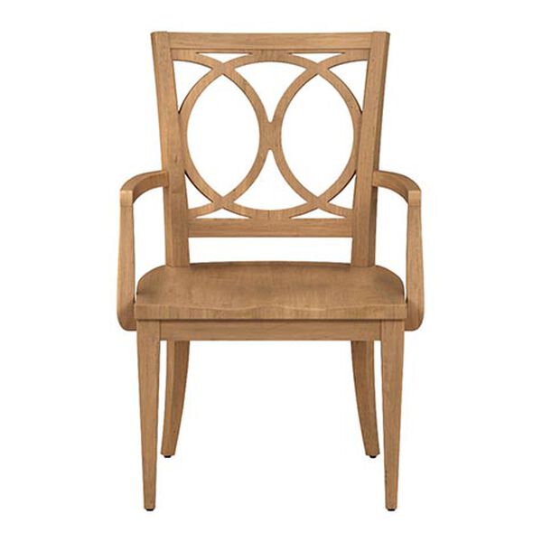 Cyra Dining Armchair, Wood Seat